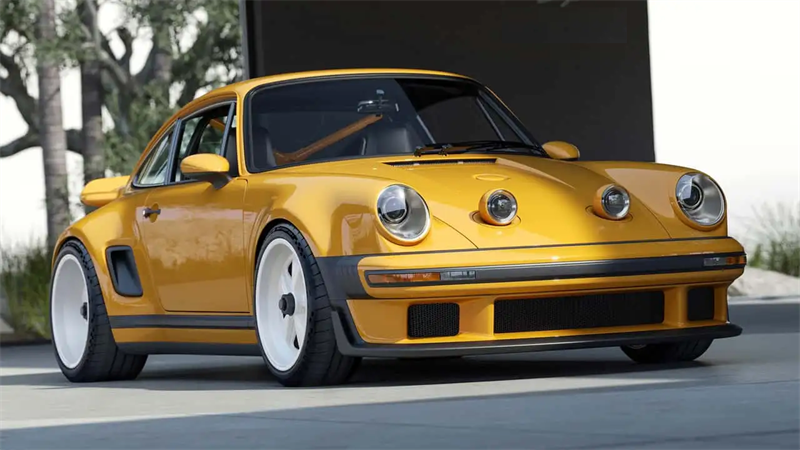Revoluționare Eleganță: Porsche 911 Carrera Coupe reimaginat de Singer cu LED avansat în faruri de proiector și faruri neon pentru mașini